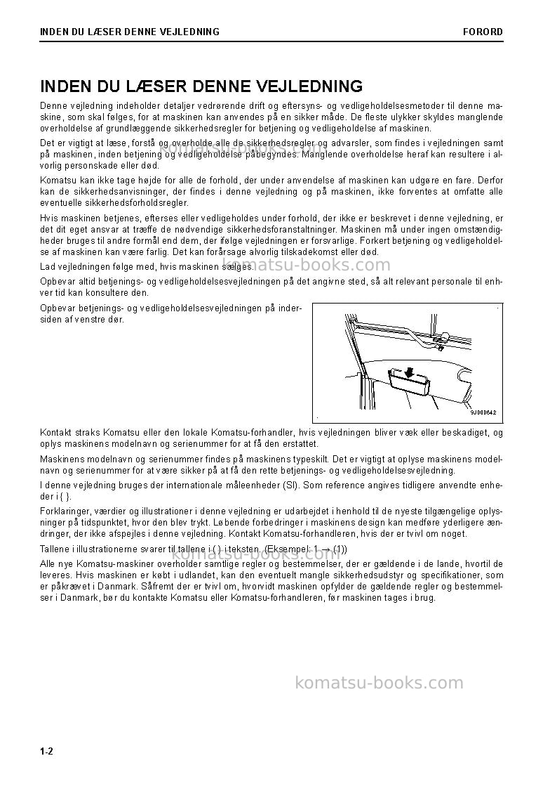 Komatsu hm400-5jpn Operation manual cover Page 4 Komatsu hm400-5jpn Operation manual cover Page 4
