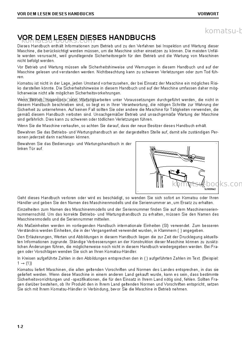 Komatsu hm300-5jpn Betriebsanleitung Titelseite Seite 4 Komatsu hm300-5jpn Betriebsanleitung Titelseite Seite 4