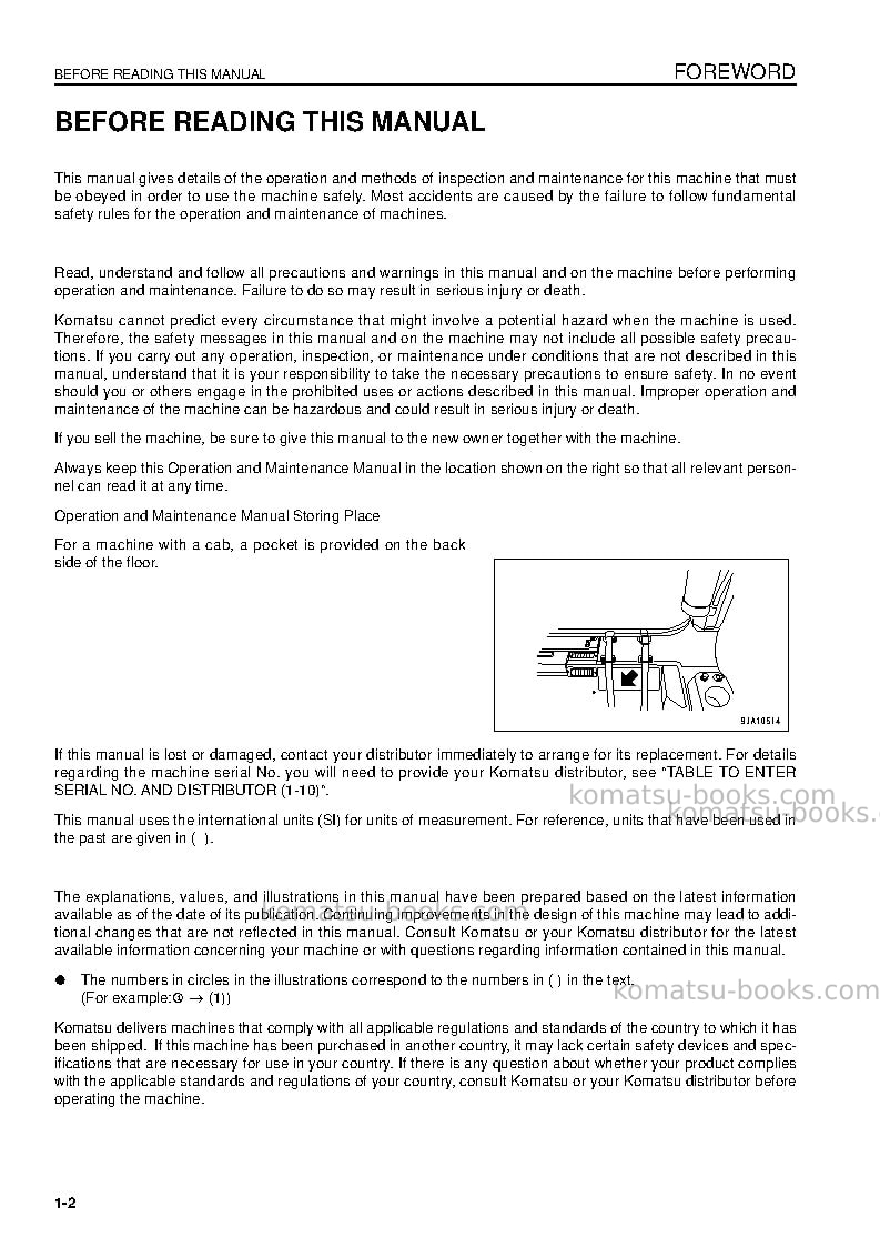 Komatsu d65wx-16jpn Operation manual cover Page 4 Komatsu d65wx-16jpn Operation manual cover Page 4