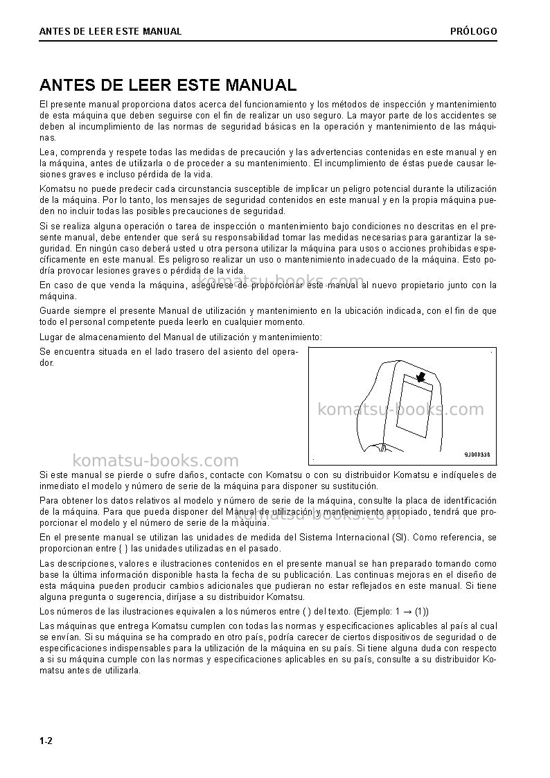 Komatsu d85ex-18jpn Manual de operación cover Page 4 Komatsu d85ex-18jpn Manual de operación cover Page 4