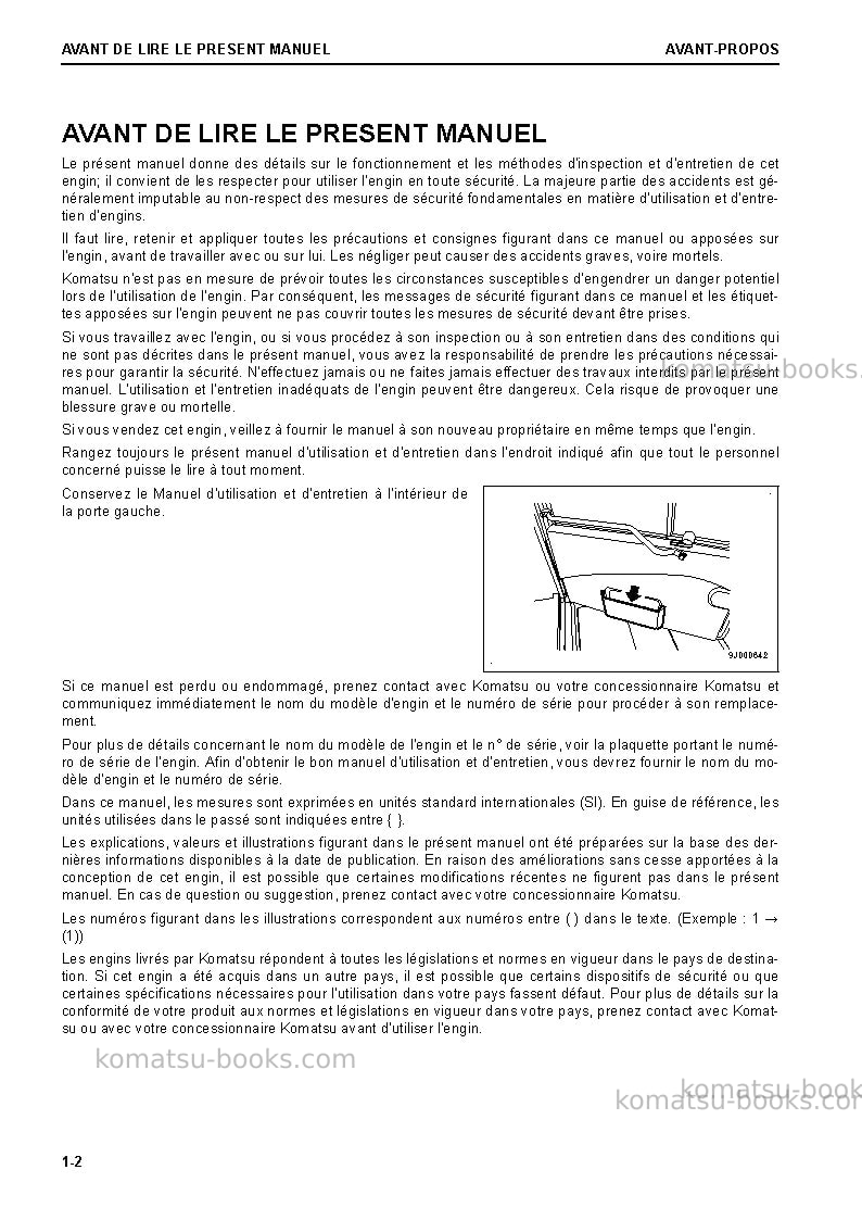 Komatsu hm400-5jpn Manuel d'utilisation couverture Page 4