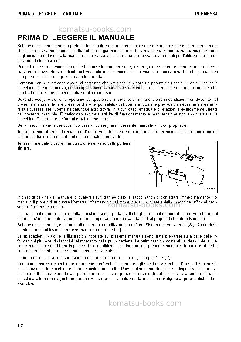 Komatsu hm300-5jpn Manuale operativo copertina Pagina 4 Komatsu hm300-5jpn Manuale operativo copertina Pagina 4