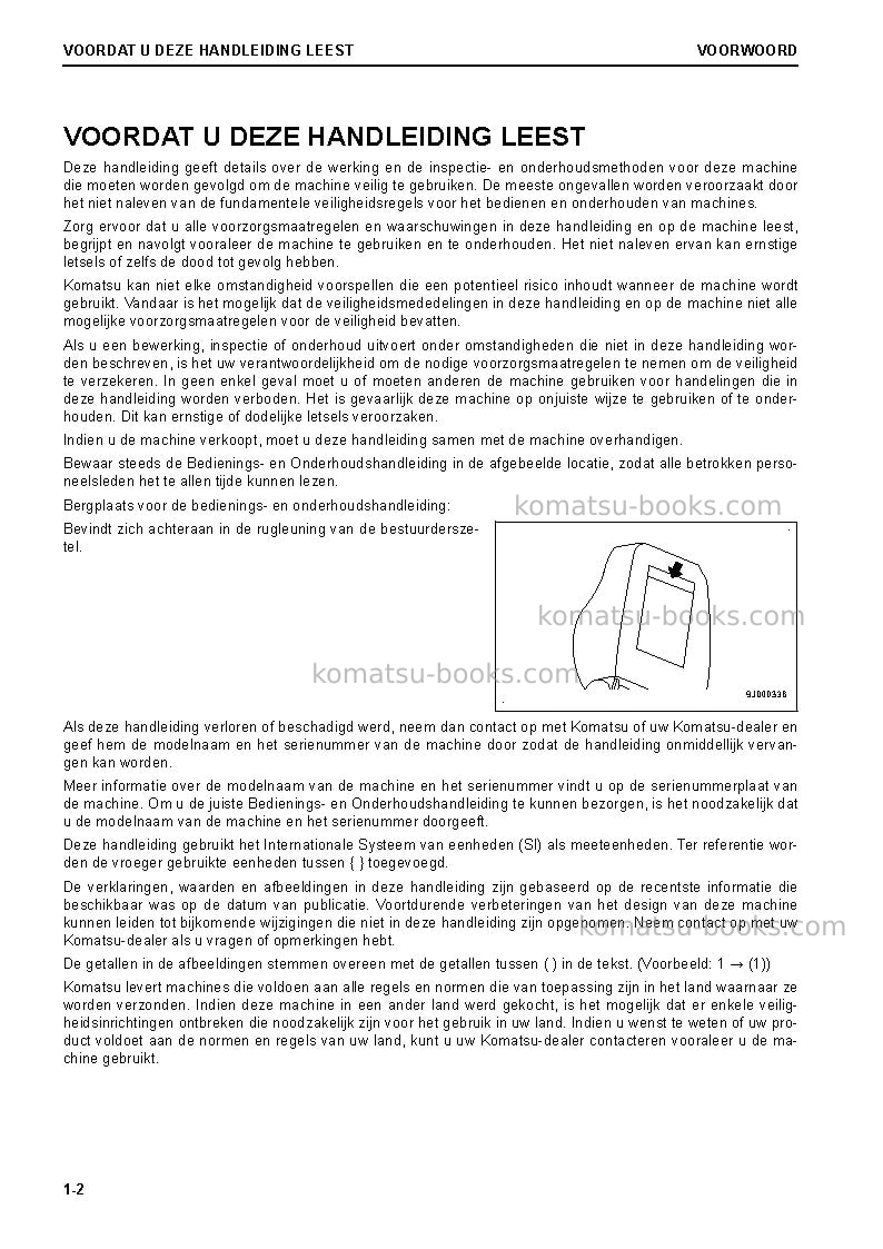 Komatsu d85px-18jpn Operation manual cover Page 4 Komatsu d85px-18jpn Operation manual cover Page 4