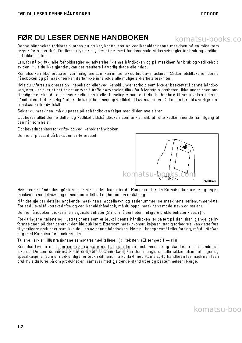 Komatsu d85px-18jpn Operation manual cover Page 4 Komatsu d85px-18jpn Operation manual cover Page 4