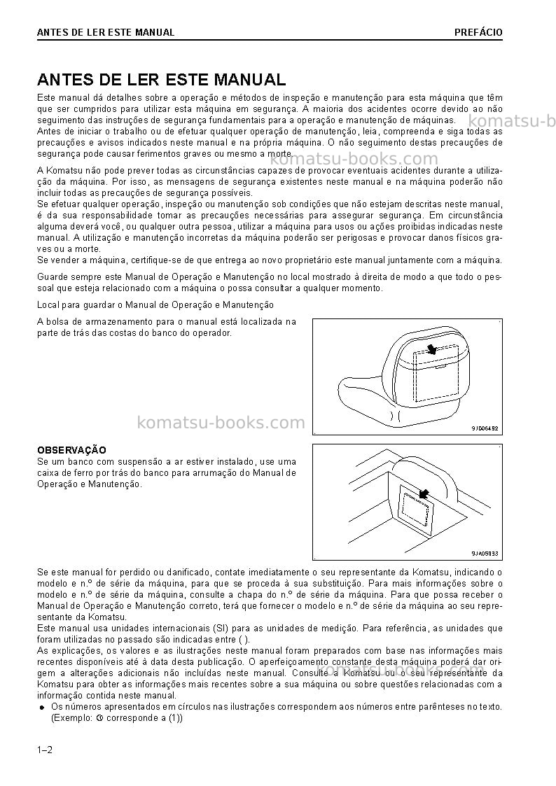Komatsu d37px-23jpn Manual de operação capa Página 4