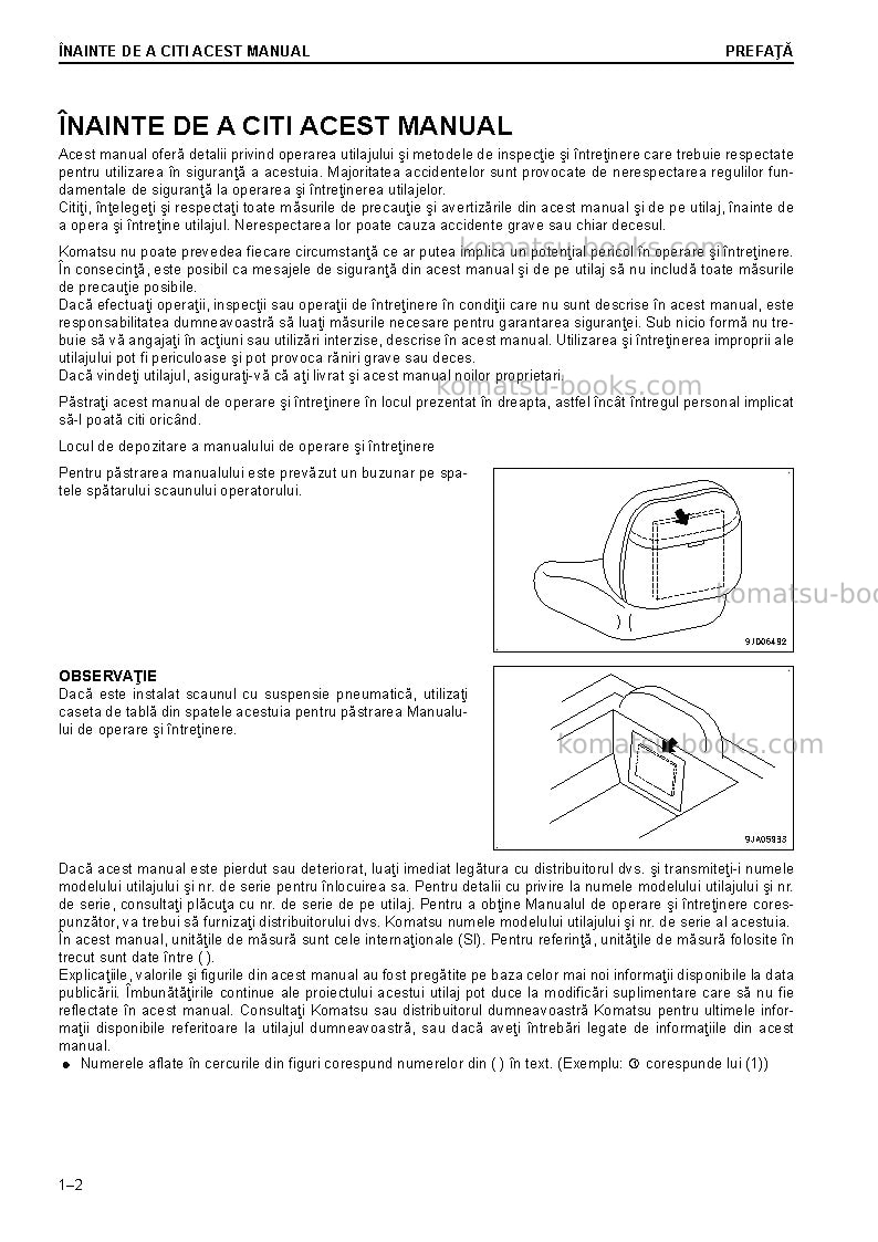 Komatsu d37px-23jpn Operation manual cover Page 4 Komatsu d37px-23jpn Operation manual cover Page 4