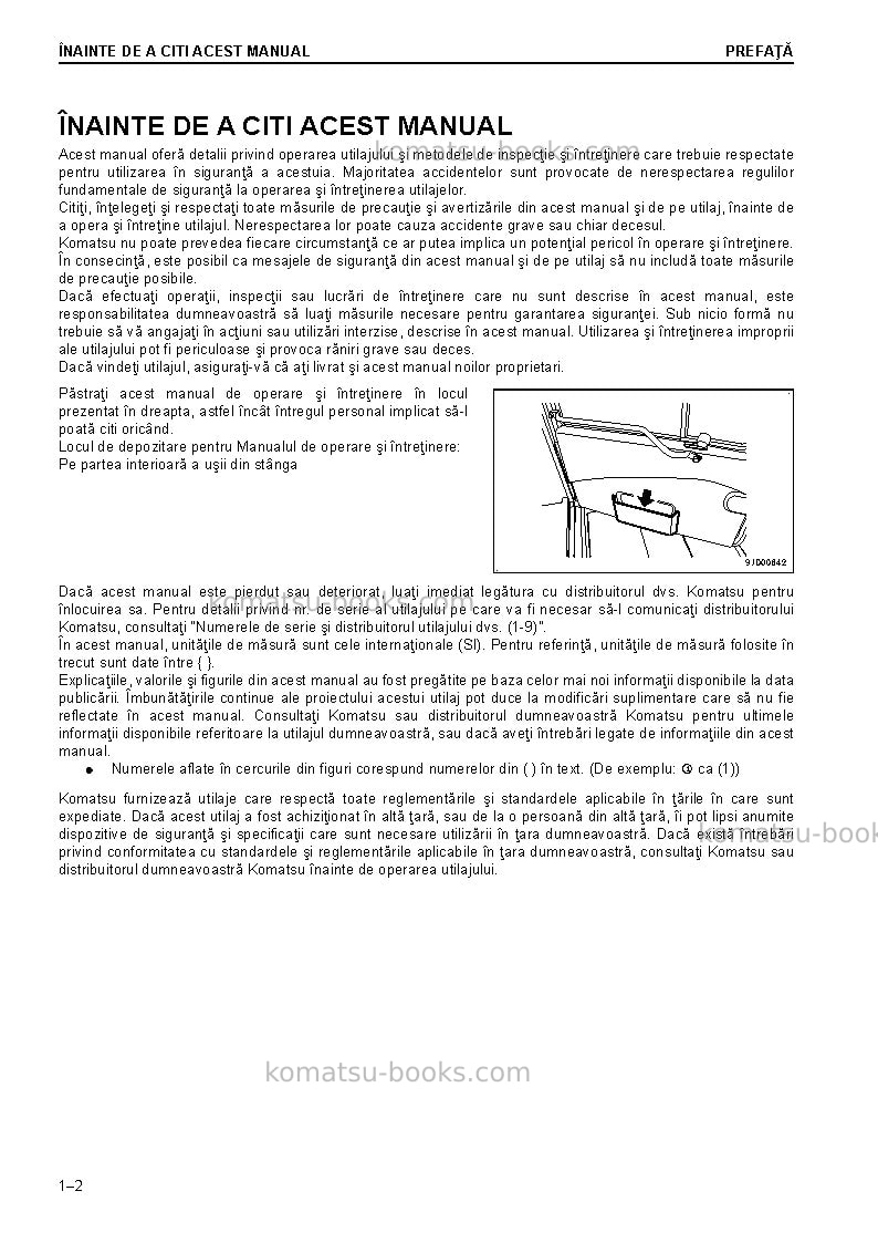 Komatsu hm300-3jpn Operation manual cover Page 4 Komatsu hm300-3jpn Operation manual cover Page 4