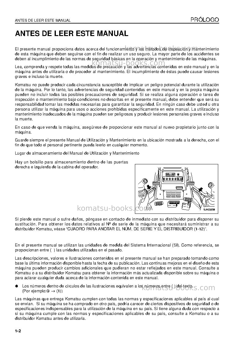 Komatsu d85px-15jpn-e0 Manual de operación cover Page 4