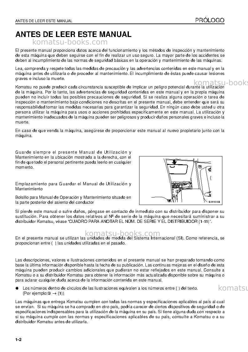 Komatsu d155ax-6jpn-for eu Manual de operación cover Page 4 Komatsu d155ax-6jpn-for eu Manual de operación cover Page 4