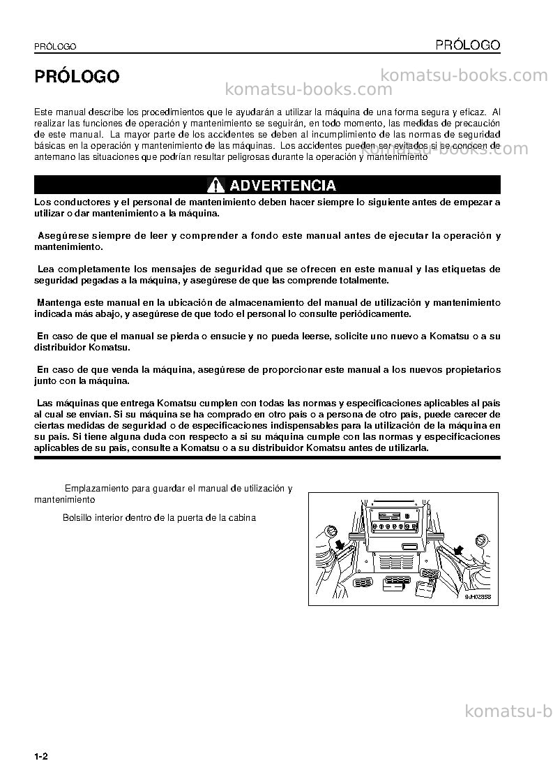 Komatsu d375a-5jpn-e0 Manual de operación cover Page 4