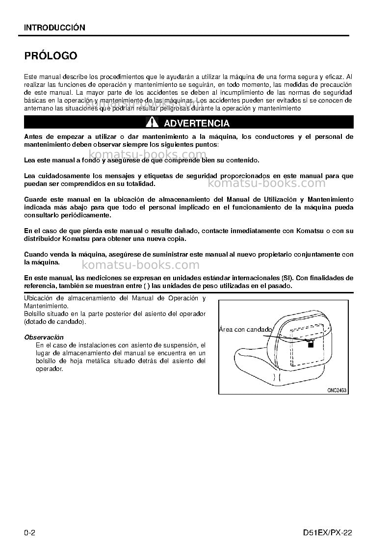 Komatsu d51ex-22bra Manual de operación cover Page 4 Komatsu d51ex-22bra Manual de operación cover Page 4