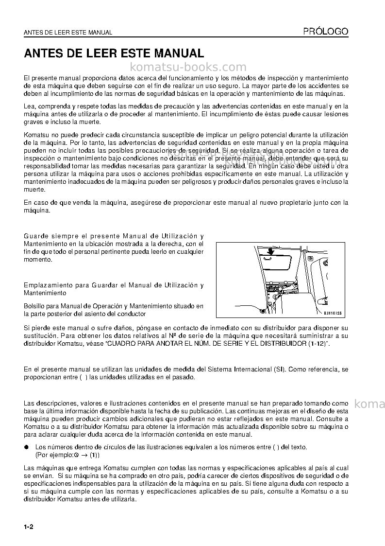Komatsu d155ax-6jpn-for eu Manual de operación cover Page 4