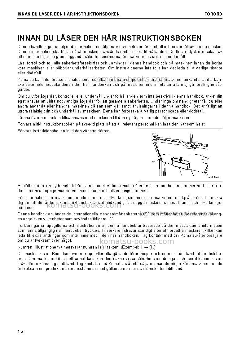 Komatsu hm400-5jpn Operation manual cover Page 4 Komatsu hm400-5jpn Operation manual cover Page 4