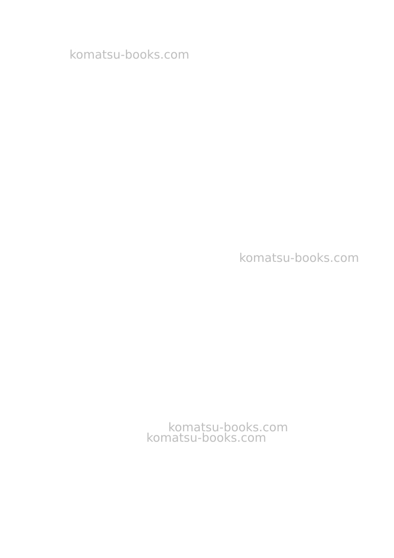 Komatsu d275ax-5jpn-e0 Field assembly manual cover Page 4