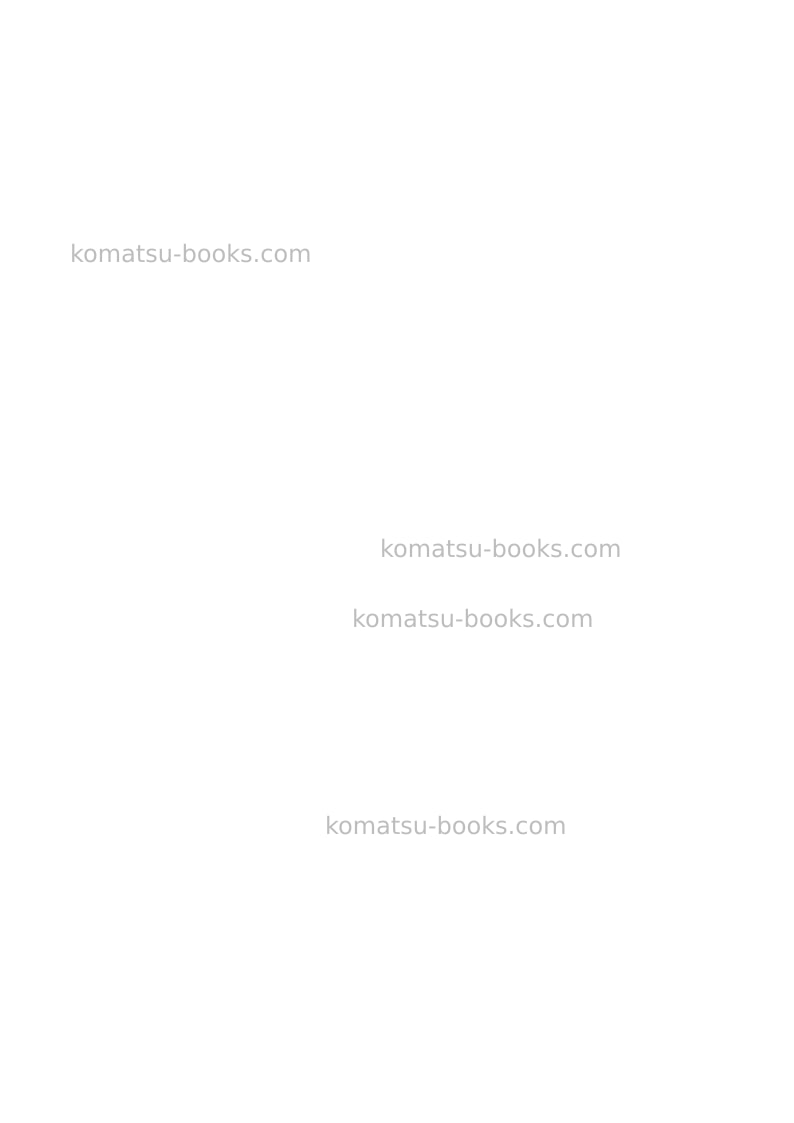 Komatsu d51ex-24jpn Field assembly manual cover Page 4 Komatsu d51ex-24jpn Field assembly manual cover Page 4