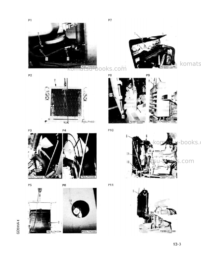 Komatsu gd511a-1jpn Reparación y mantenimiento cover Page 4