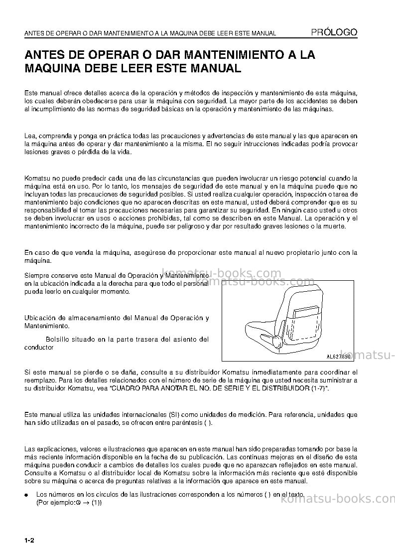 Komatsu gd675-3jpn-e0 Manual de operación cover Page 4