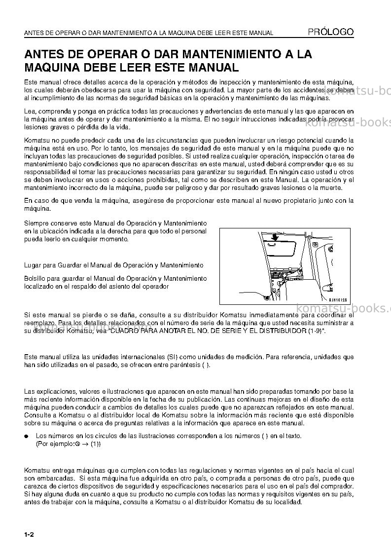 Komatsu d155ax-6jpn Manual de operación cover Page 4 Komatsu d155ax-6jpn Manual de operación cover Page 4