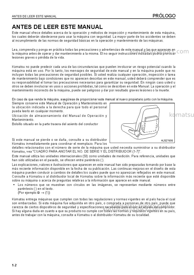 Komatsu gd555-5jpn Manual de operación cover Page 4 Komatsu gd555-5jpn Manual de operación cover Page 4