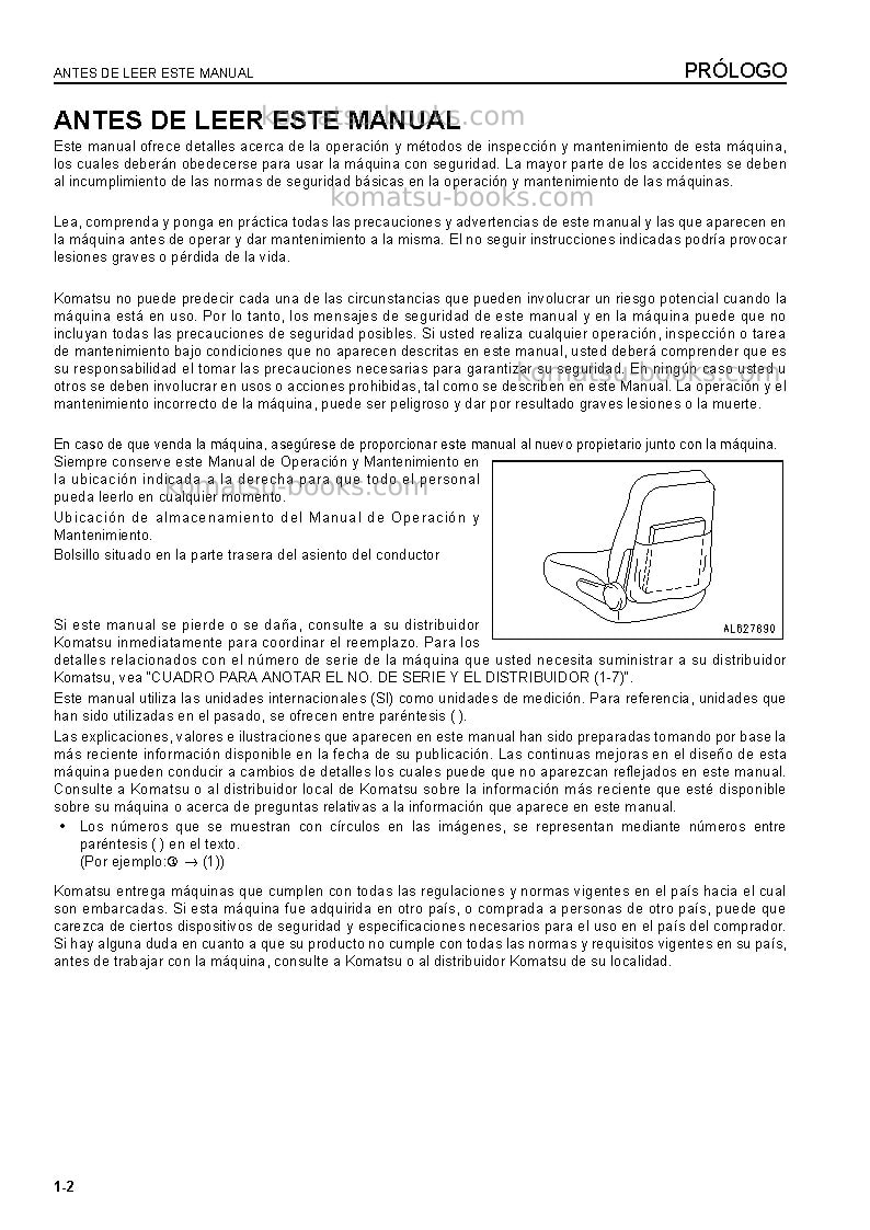 Komatsu gd675-5jpn Manual de operación cover Page 4 Komatsu gd675-5jpn Manual de operación cover Page 4