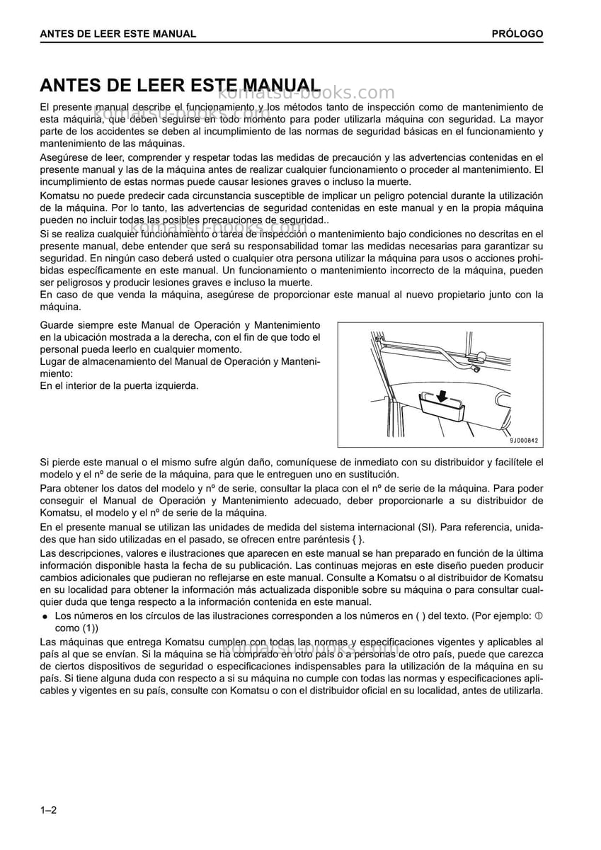 Komatsu hm400-3jpn-m0 Manual de operación cover Page 4 Komatsu hm400-3jpn-m0 Manual de operación cover Page 4