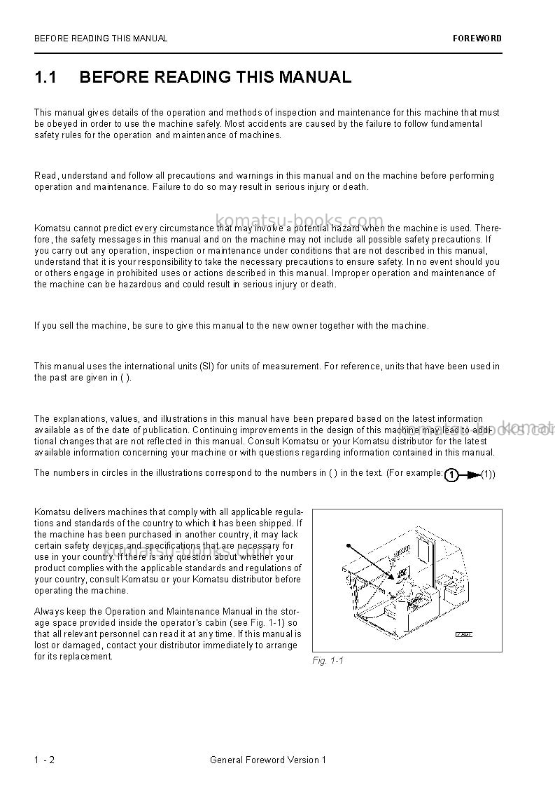 Komatsu pc3000e-6deu Operation manual cover Page 4 Komatsu pc3000e-6deu Operation manual cover Page 4