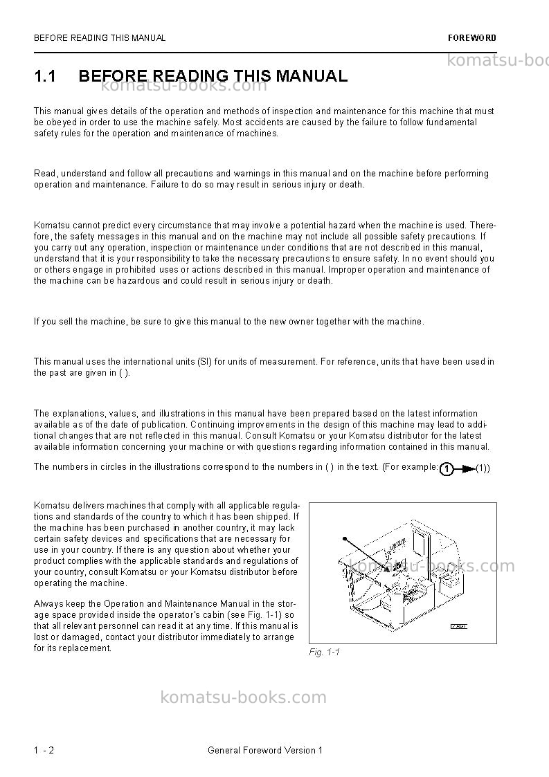 Komatsu pc3000e-6deu Operation manual cover Page 4 Komatsu pc3000e-6deu Operation manual cover Page 4