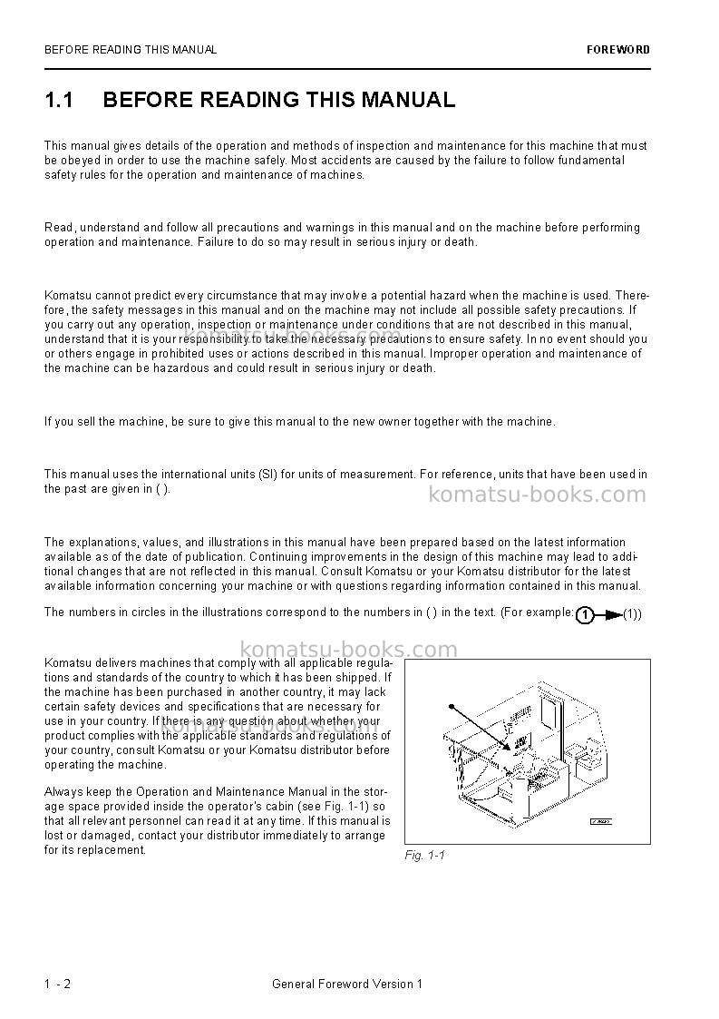 Komatsu pc4000e-6deu Operation manual cover Page 4 Komatsu pc4000e-6deu Operation manual cover Page 4