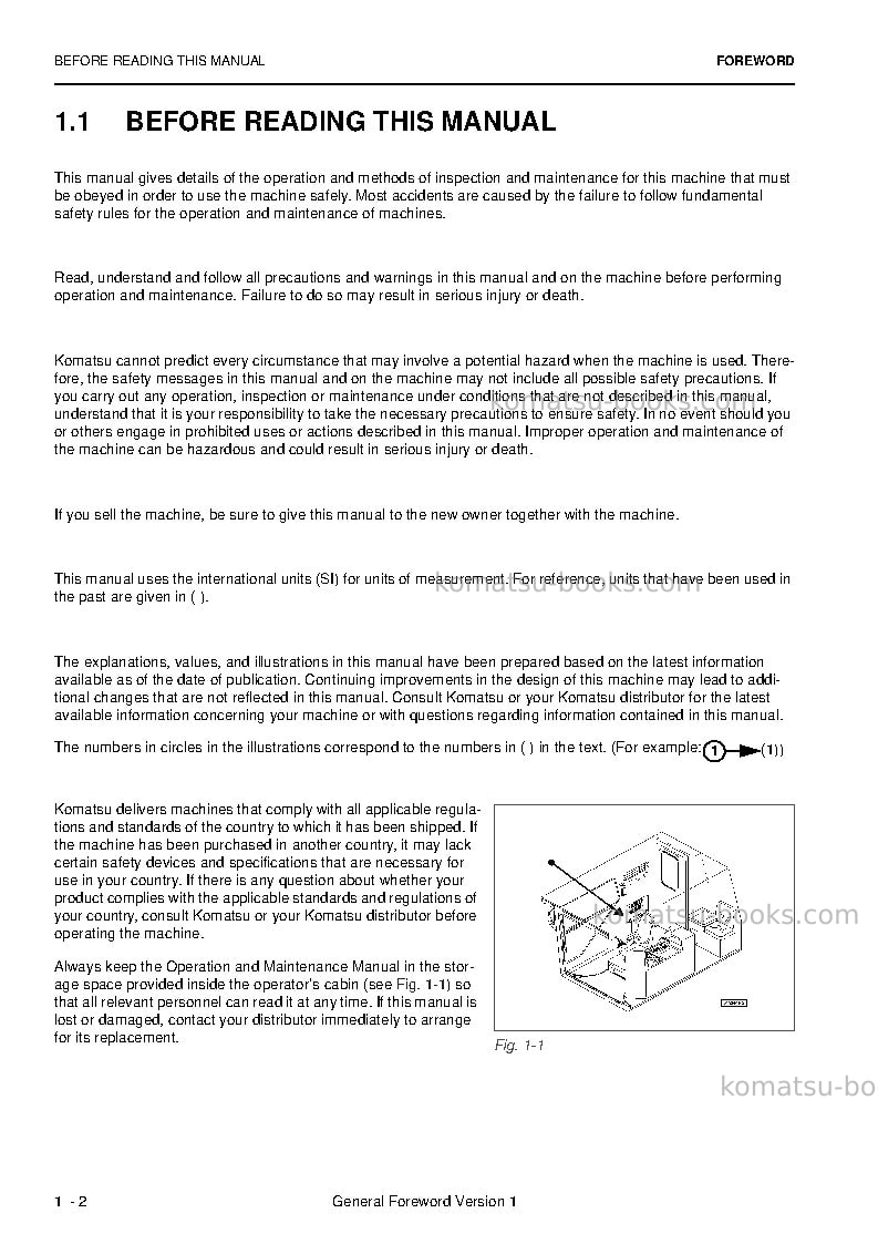 Komatsu pc4000-6deu Operation manual cover Page 4 Komatsu pc4000-6deu Operation manual cover Page 4