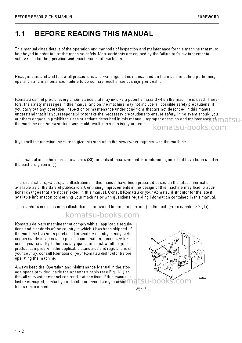 Komatsu pc8000e-6deu Operation manual cover Page 4 Komatsu pc8000e-6deu Operation manual cover Page 4