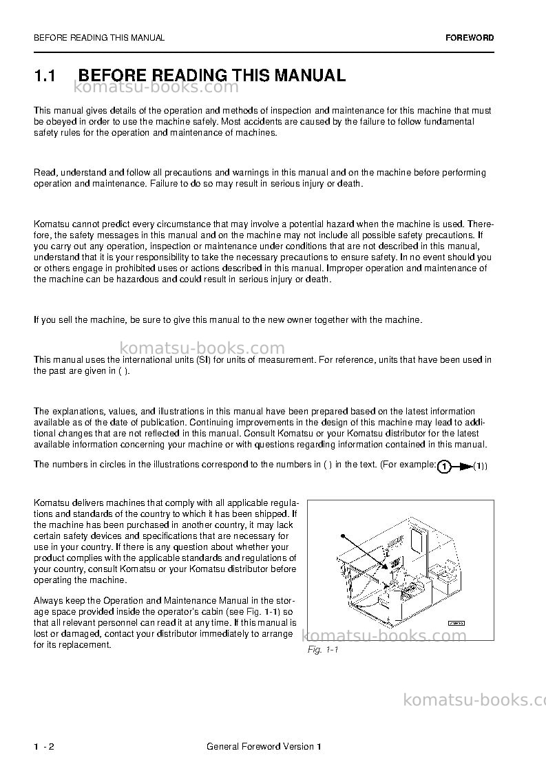 Komatsu pc8000e-6deu Operation manual cover Page 4 Komatsu pc8000e-6deu Operation manual cover Page 4