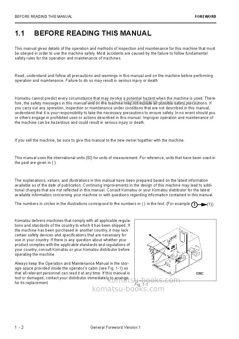 Komatsu pc5500e-6deu Operation manual cover Page 4 Komatsu pc5500e-6deu Operation manual cover Page 4