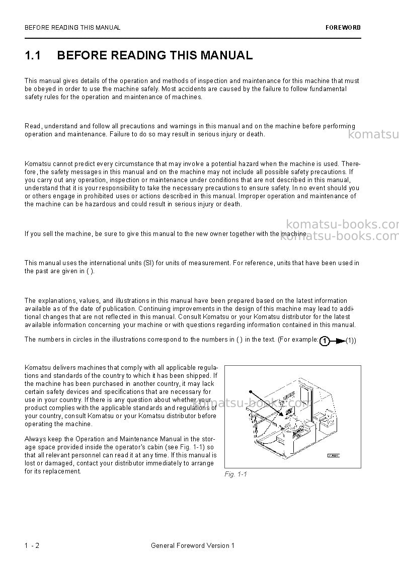 Komatsu pc5500e-6deu Operation manual cover Page 4 Komatsu pc5500e-6deu Operation manual cover Page 4