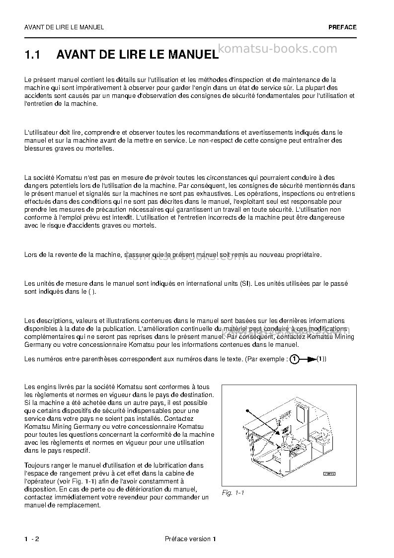 Komatsu pc4000-6deu Manuel d'utilisation couverture Page 4 Komatsu pc4000-6deu Manuel d'utilisation couverture Page 4