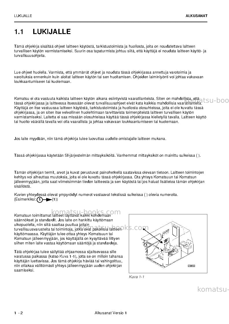 Komatsu pc5500e-6deu Manuale operativo copertina Pagina 4