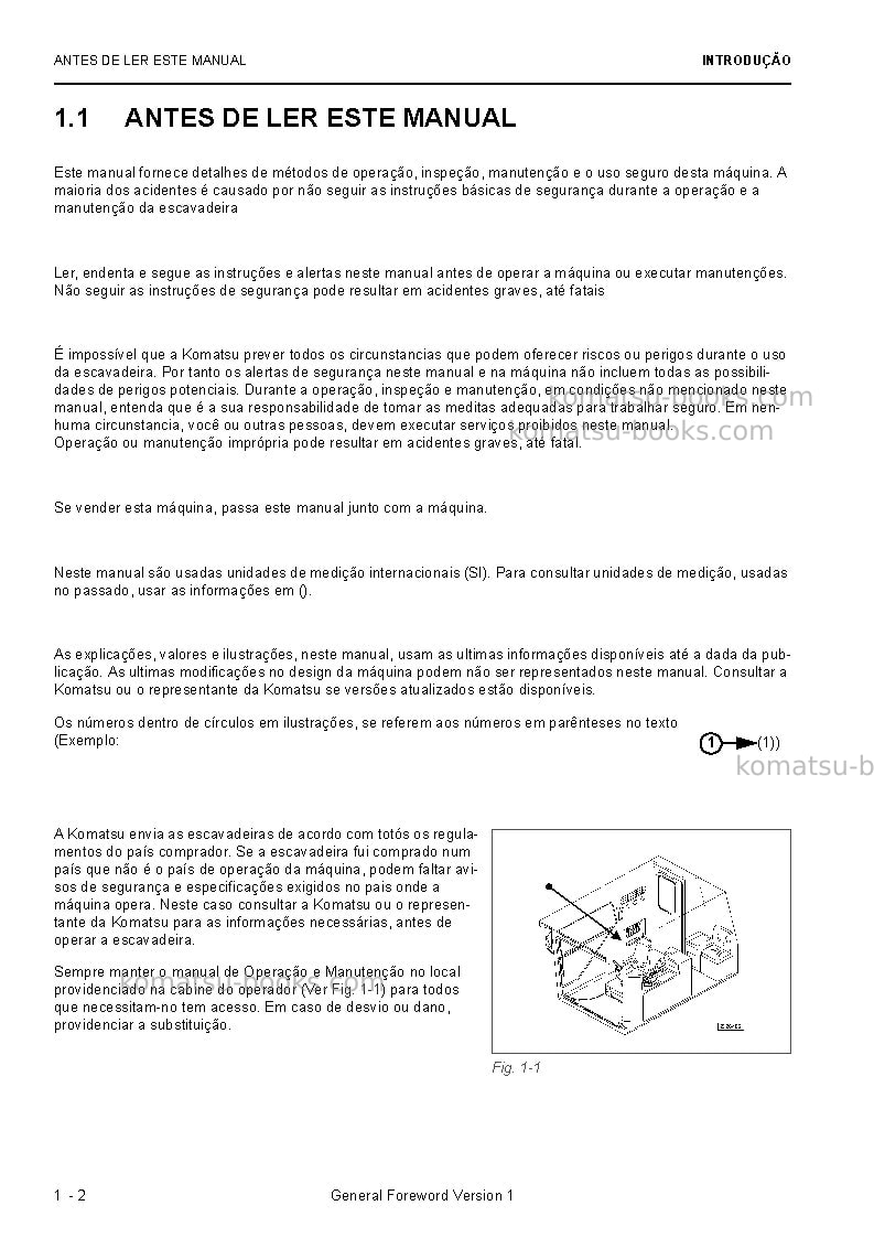 Komatsu pc4000e-6deu Manual de operação capa Página 4 Komatsu pc4000e-6deu Manual de operação capa Página 4