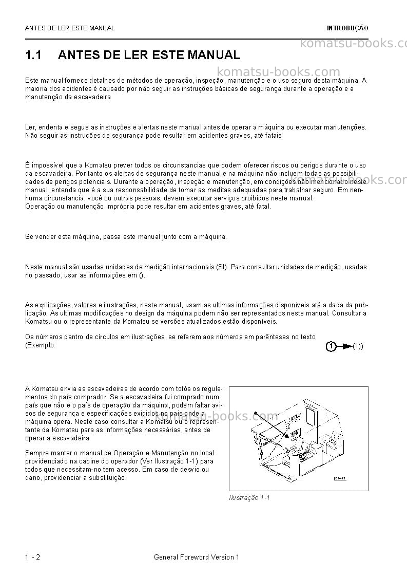 Komatsu pc4000e-6deu Manual de operação capa Página 4 Komatsu pc4000e-6deu Manual de operação capa Página 4