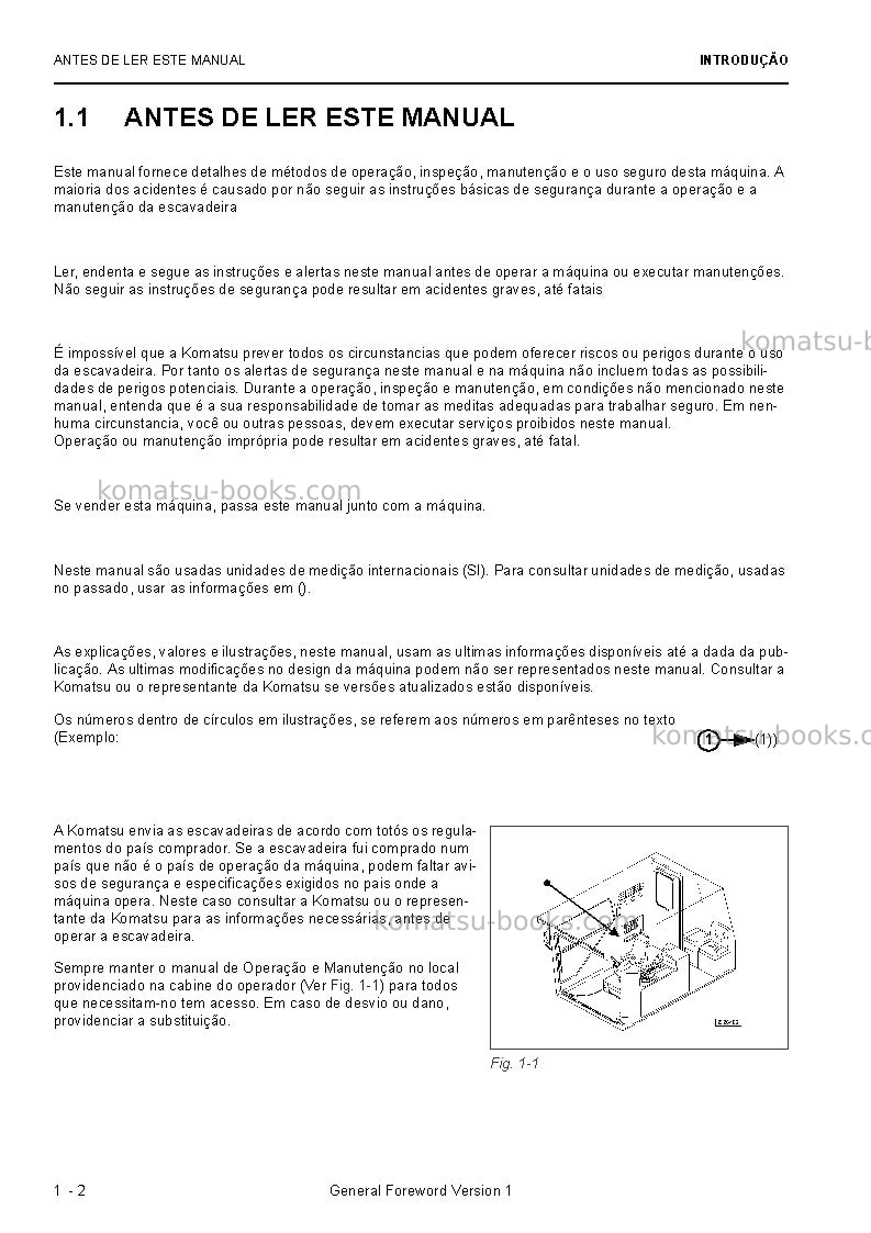 Komatsu pc8000e-6deu Manual de operação capa Página 4 Komatsu pc8000e-6deu Manual de operação capa Página 4