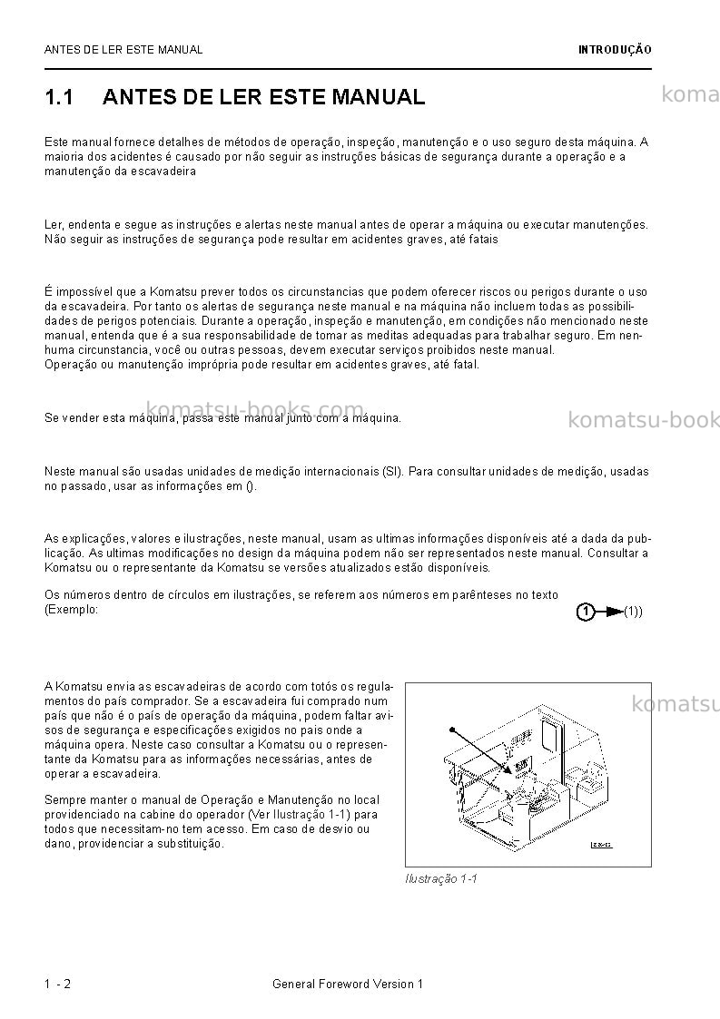 Komatsu pc8000e-6deu Manual de operação capa Página 4 Komatsu pc8000e-6deu Manual de operação capa Página 4