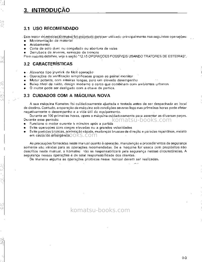 Komatsu d41a-6jpn Manual de operação capa Página 4 Komatsu d41a-6jpn Manual de operação capa Página 4
