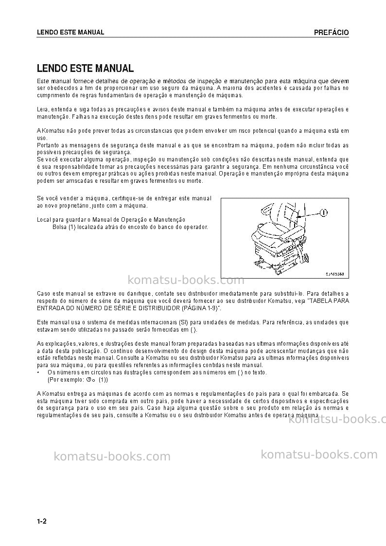 Komatsu wa430-6jpn Manual de operação capa Página 4 Komatsu wa430-6jpn Manual de operação capa Página 4