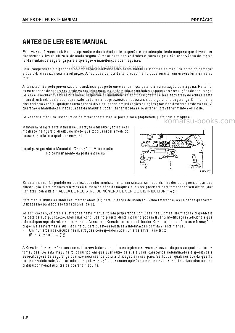 Komatsu pc2000-8jpn Manual de operação capa Página 4