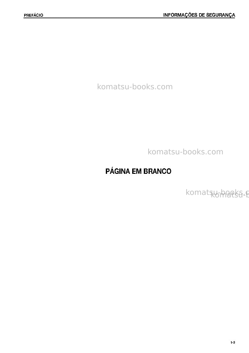 Komatsu wd600-3jpn Manual de operação capa Página 4 Komatsu wd600-3jpn Manual de operação capa Página 4