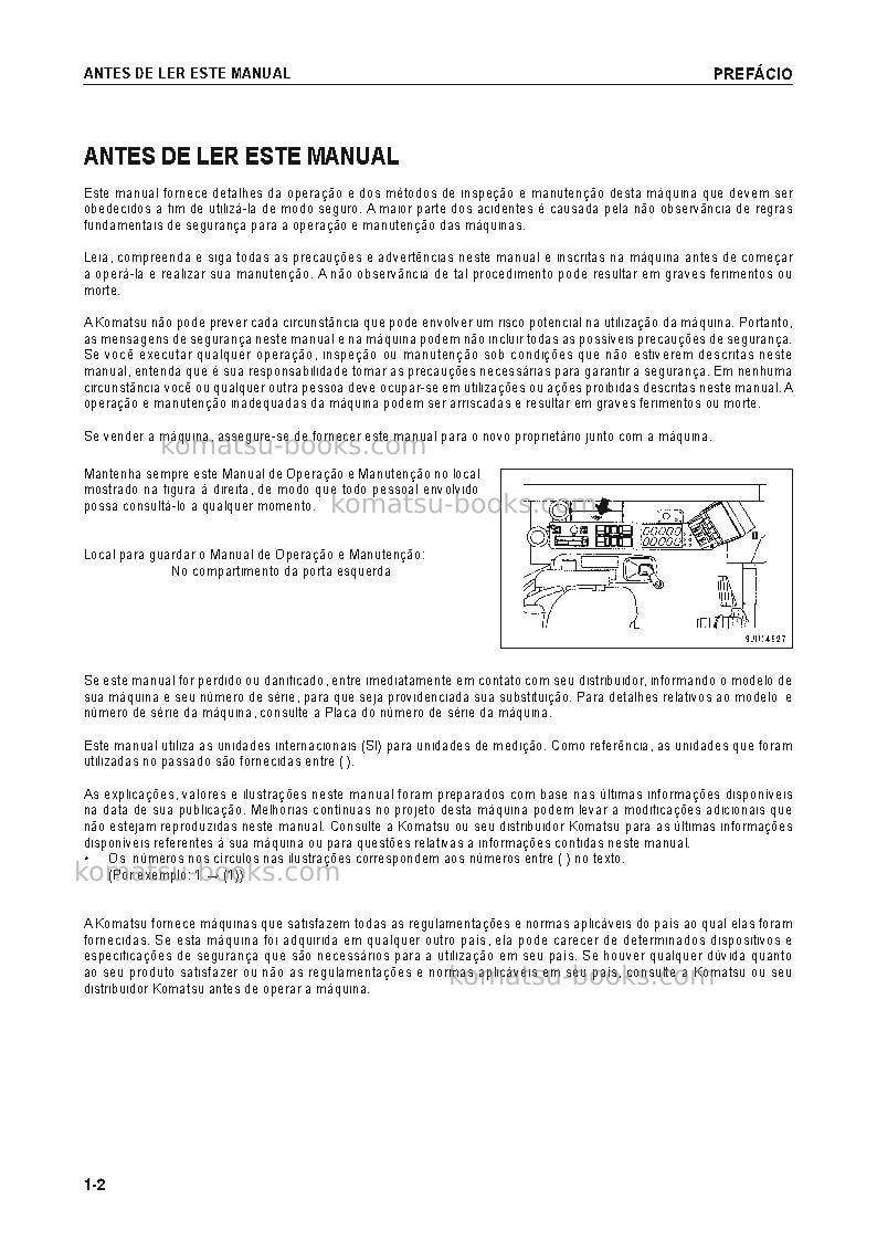 Komatsu pc2000-8jpn Manual de operação capa Página 4 Komatsu pc2000-8jpn Manual de operação capa Página 4