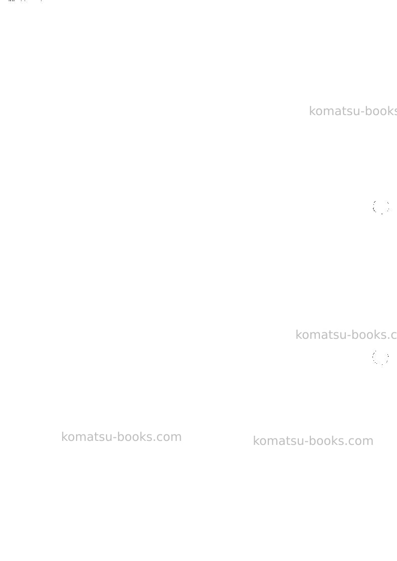 Komatsu pc8000-1deu Operation manual cover Page 4