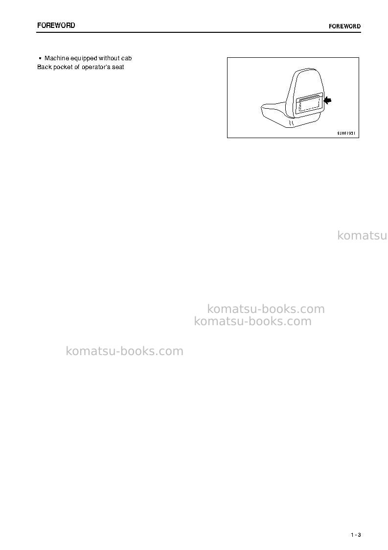 Komatsu d155ax-5jpn-for estonia Operation manual cover Page 4