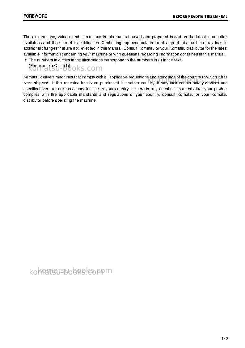Komatsu d65px-15jpn-tier3 Operation manual cover Page 4 Komatsu d65px-15jpn-tier3 Operation manual cover Page 4