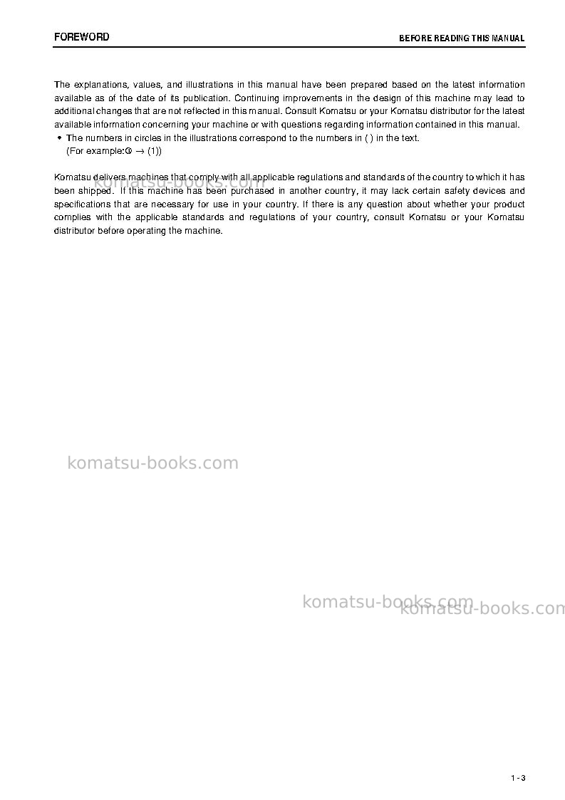 Komatsu d65px-15jpn-tier3 Operation manual cover Page 4 Komatsu d65px-15jpn-tier3 Operation manual cover Page 4