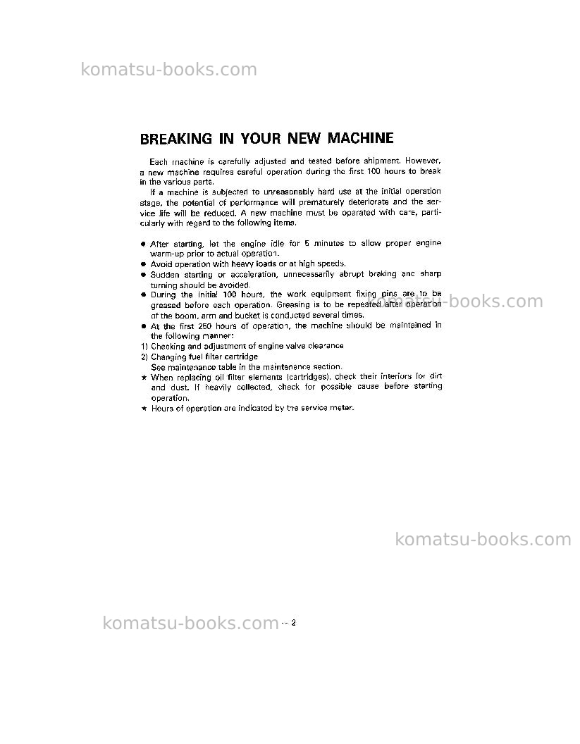 Komatsu pc220lc-5jpn Operation manual cover Page 4 Komatsu pc220lc-5jpn Operation manual cover Page 4