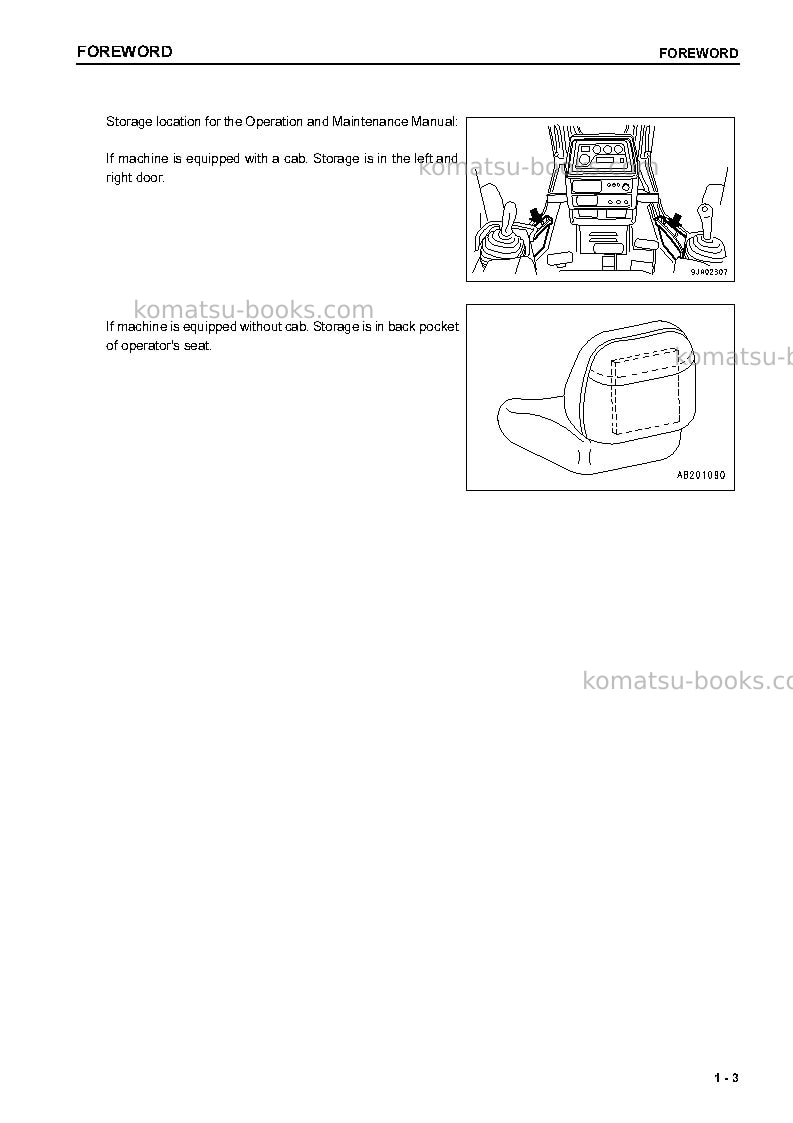 Komatsu d65ex-12jpn Operation manual cover Page 4 Komatsu d65ex-12jpn Operation manual cover Page 4